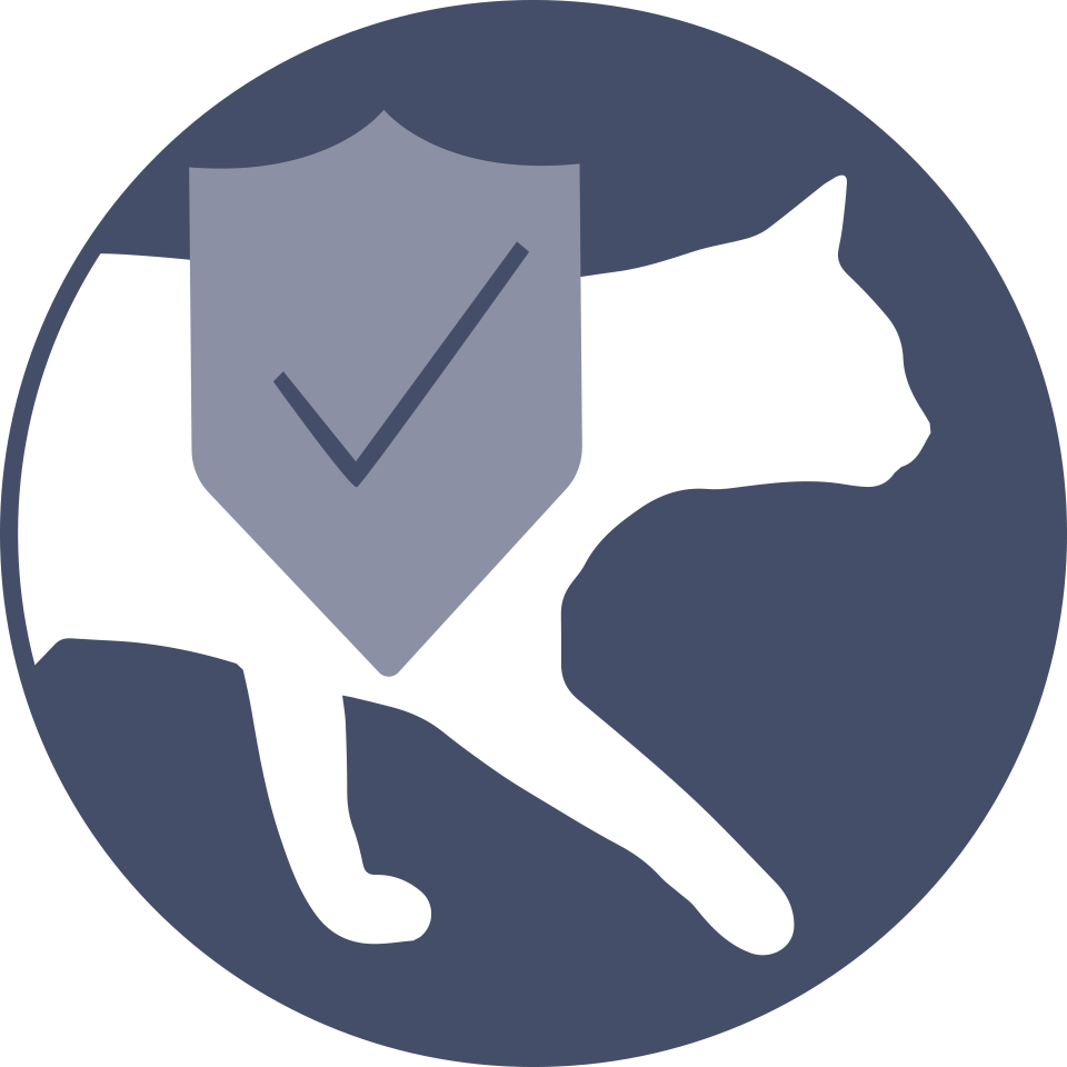 Symbol fรผr ein starkes Immunsystem bei der Katze