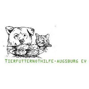 Logo der Tierfutternothilfe in Augsburg.