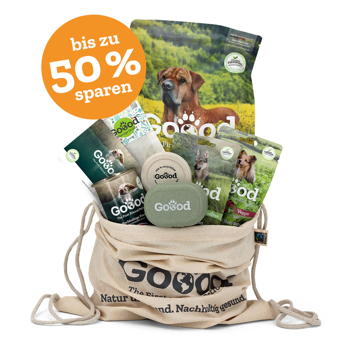 Probiertasche "Voller Beutel - halber Preis"