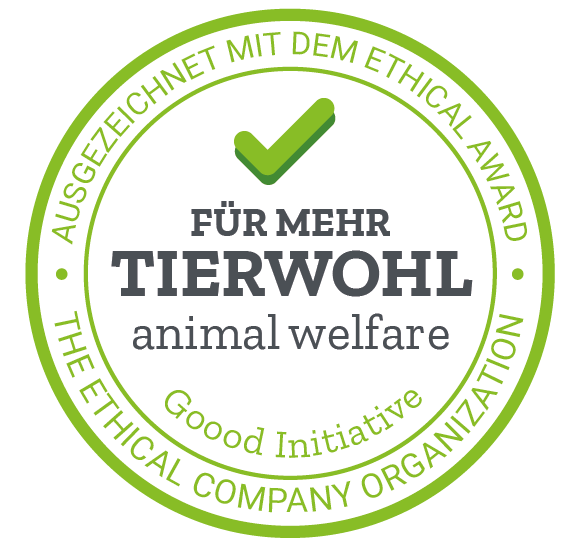 Siegel für die Auszeichnung für mehr Tierwohl.