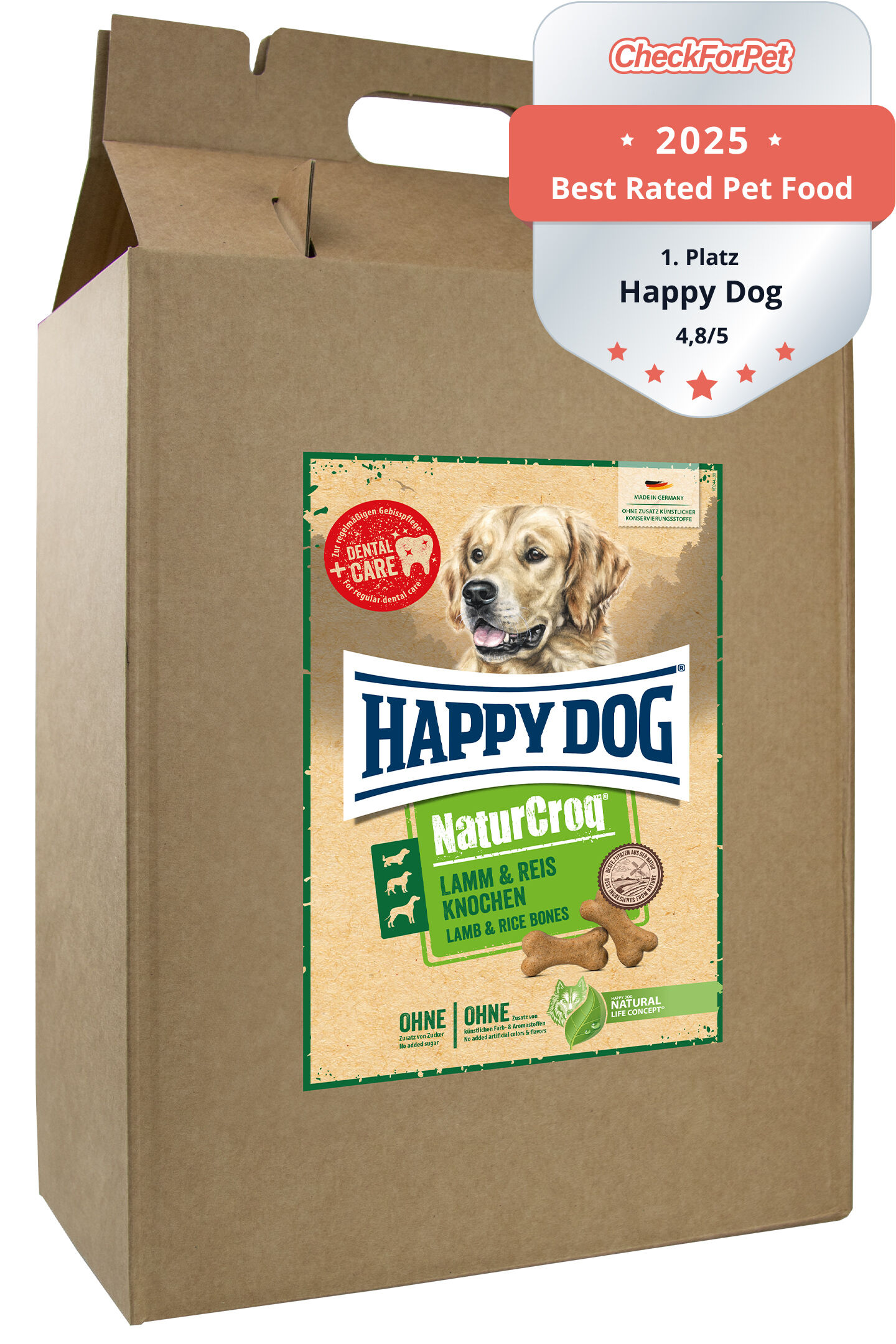Happy Dog NaturCroq Lamm und Reis 5 Kilogramm