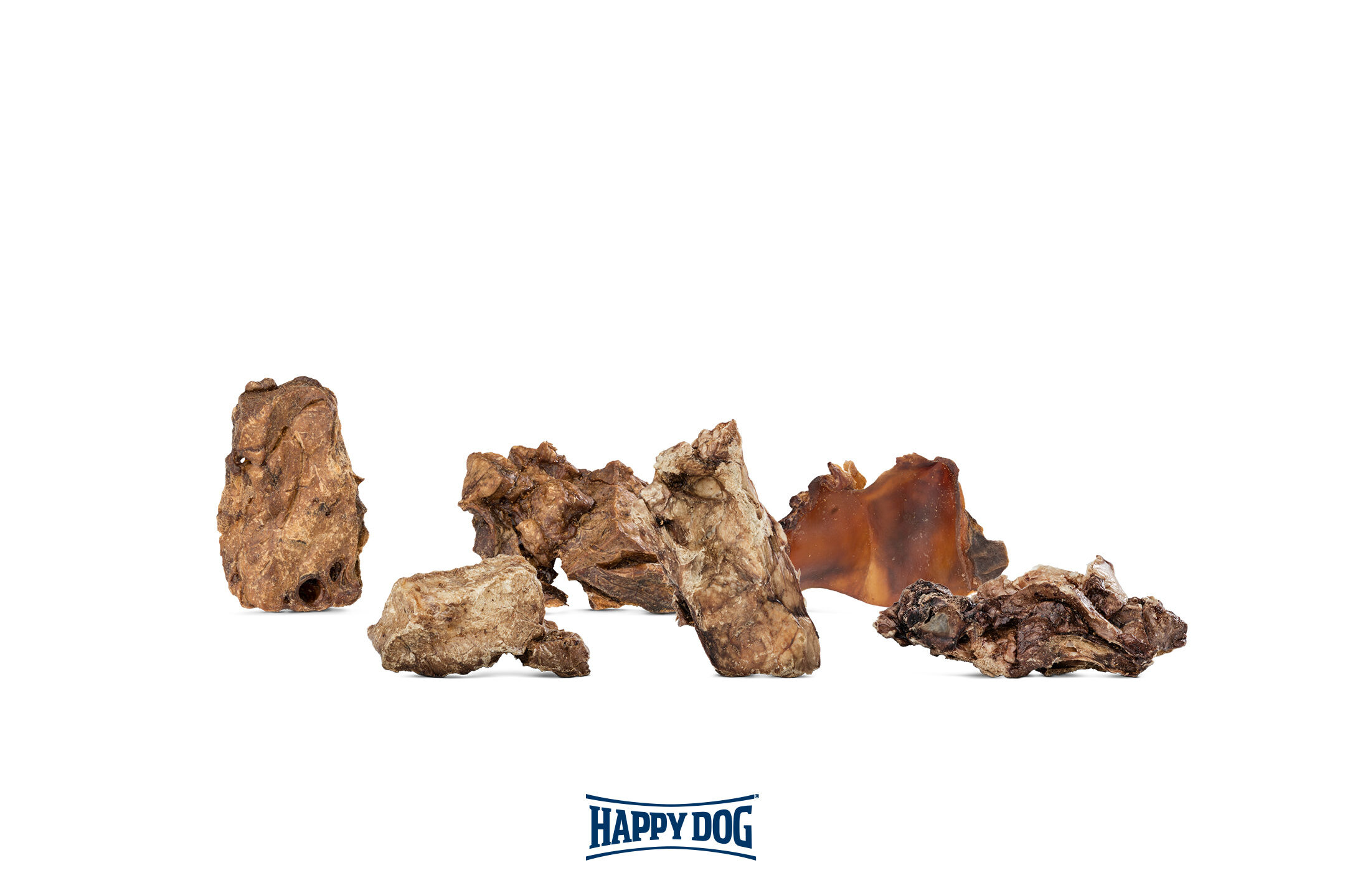 Darstellung der Krokette des Rinderlungenwürfel Pure Snack von Happy Dog