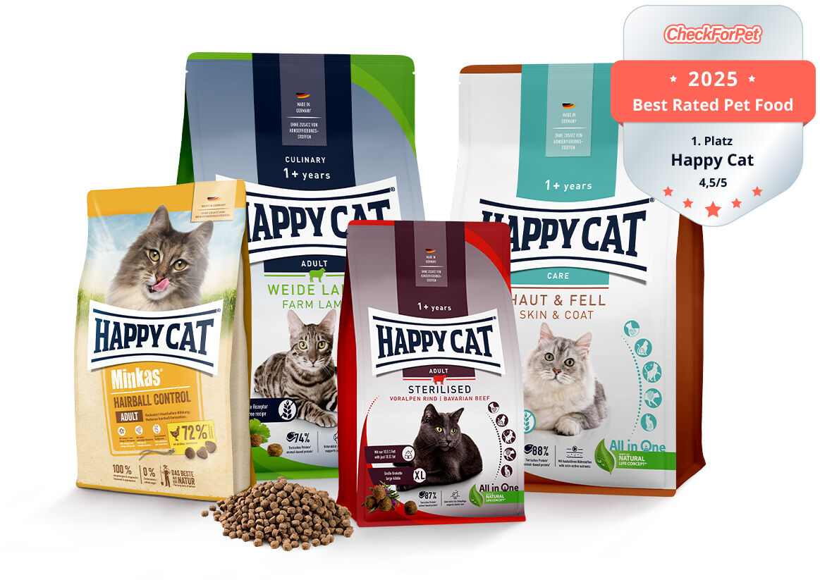 Trockenfutter für Katzen mit Best Rated Pet Food Auszeichnung