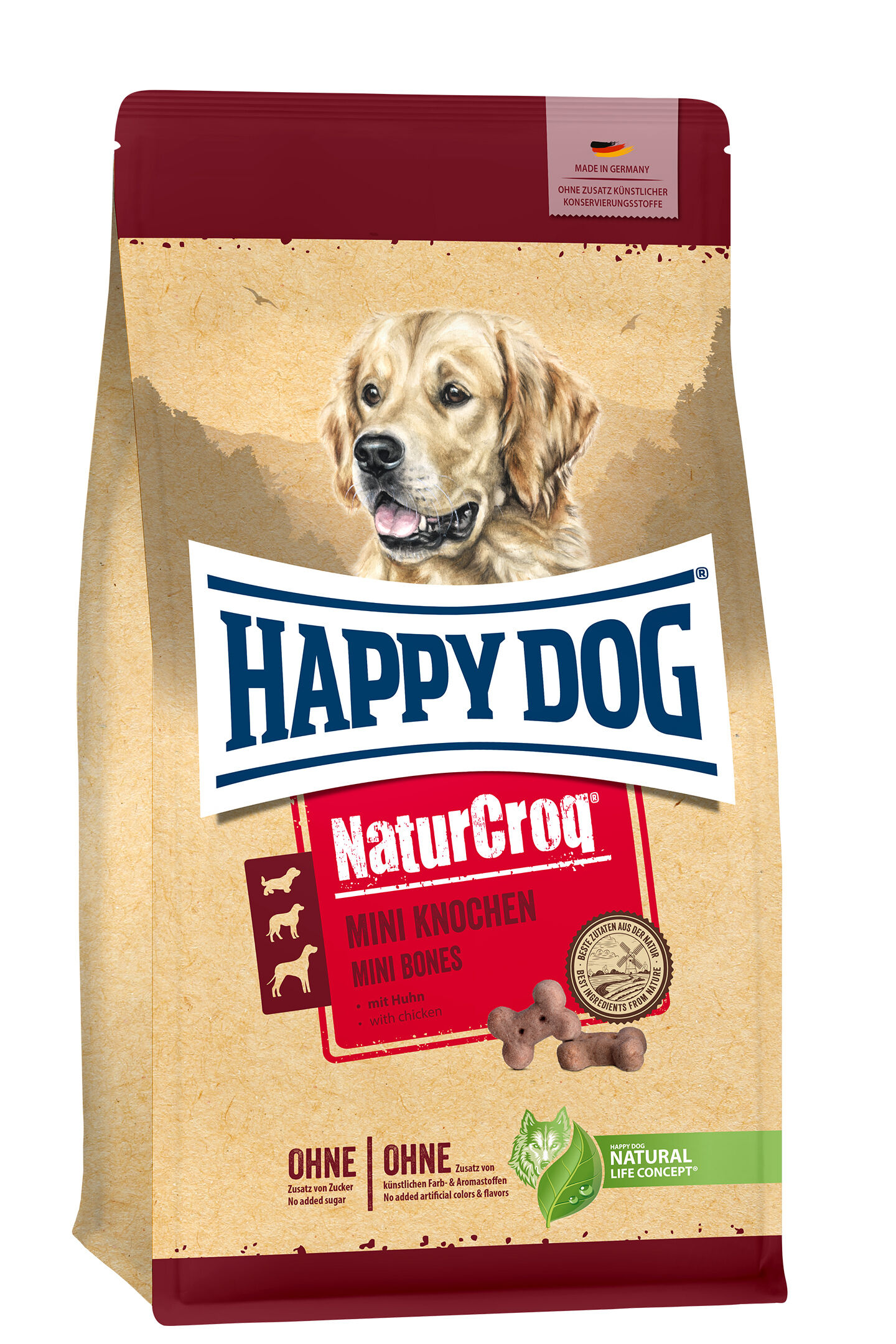 NaturCroq Mini Knochen mit Huhn