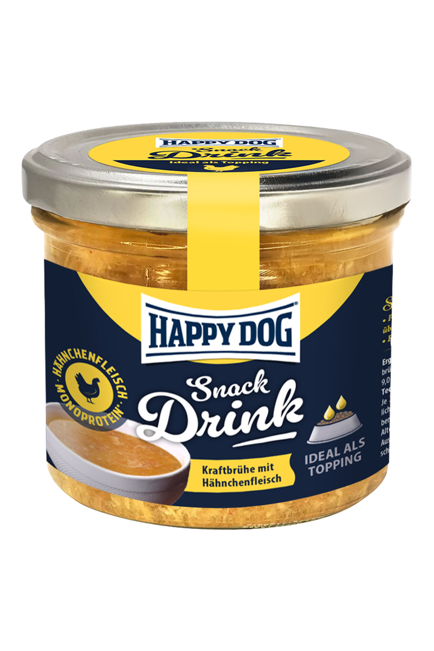 Snack Drink mit Hähnchenfleisch